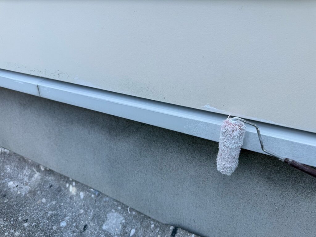 水切り：さび止め（下塗り）